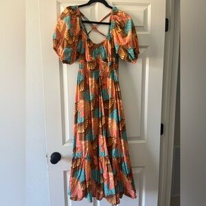Cleobella Floral Bohemian Maxi Dress - Multicolor